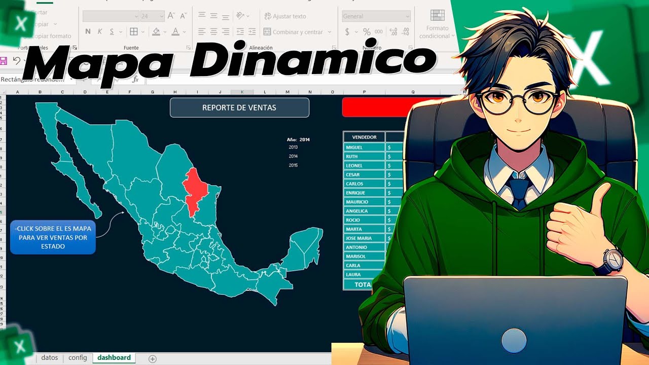 ¡Crea Mapas Interactivos en Excel! 📊 Visualiza Datos Geográficos con un Clic