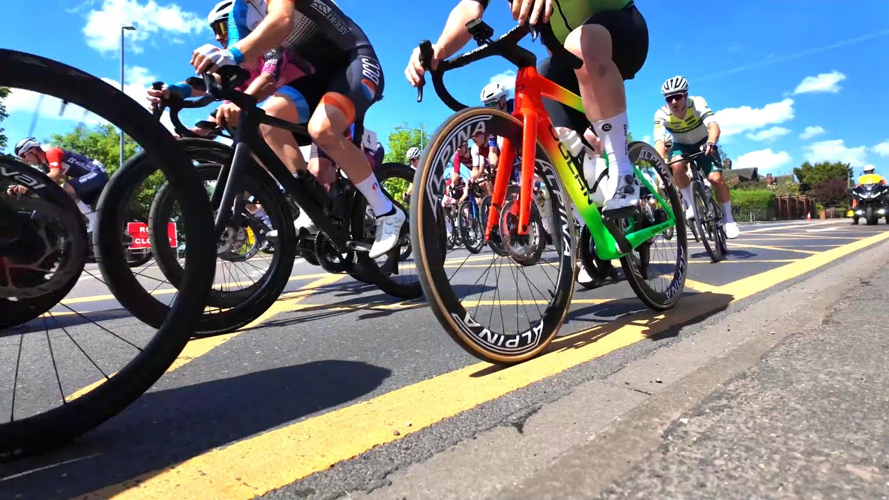 Lincoln cycle grand prix 2025, dj mini 4 pro, dji pocket 3 and insta 360 x4 footage