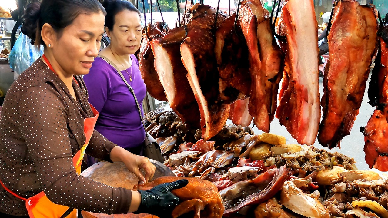 Most Popular Meat When the Sun Goes Down! Cambodian Street Food