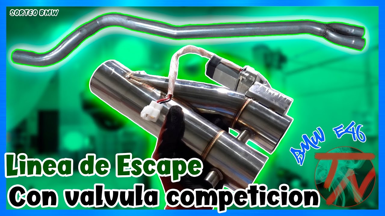 ☑️ TUBO De ESCAPE | LINEA y SILENCIOSO con VALVULA 🔊 Sonido Deportivo ! 😲