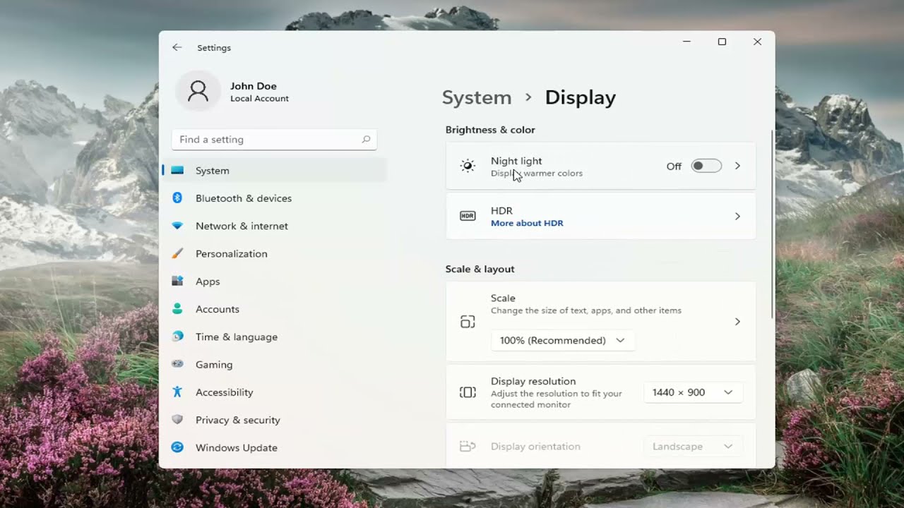 How to Enable Night Light on Windows 11 [Tutorial]