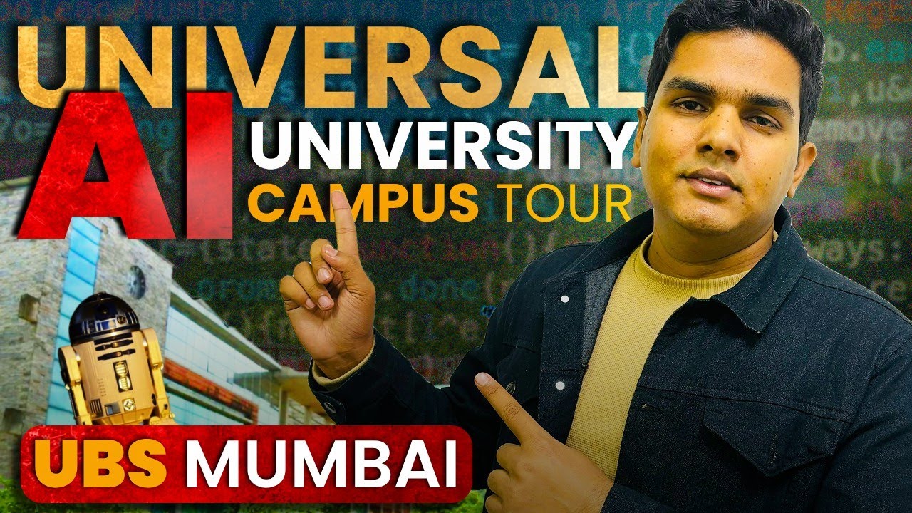 AI Universal University Campus Tour ✅ | UBS Mumbai Campus Tour | MBA Student Reviews | UBS Vlog 2024