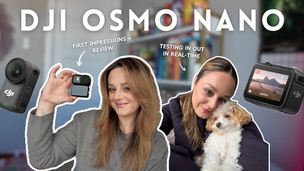 Тестирую новые *DJI Osmo Nano*! 📸✨💕 | Уютный обзор, первые впечатления и дни из моей жизни