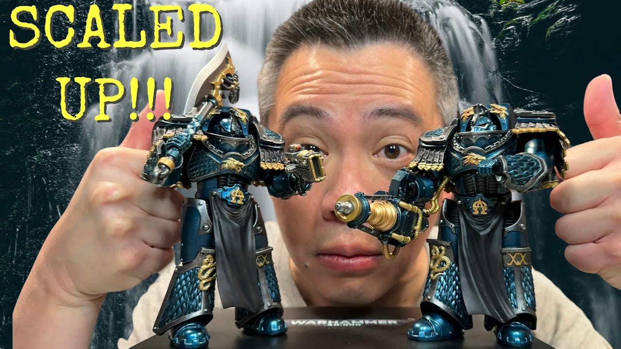 Review of JoyToy x Horus Heresy Space Marine Alpha Legion Terminators in Cataphractii Armor