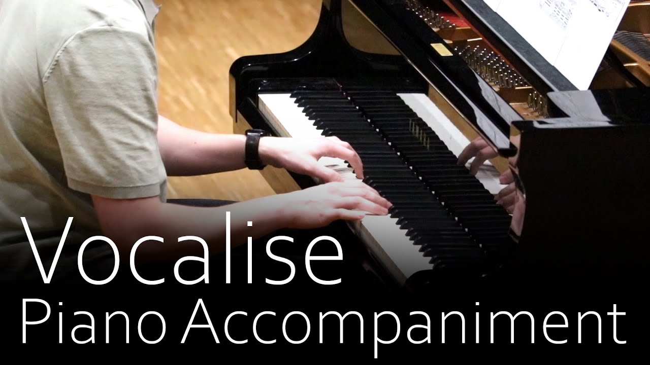 Rachmaninoff - Vocalise (Piano Accompaniment in E minor)