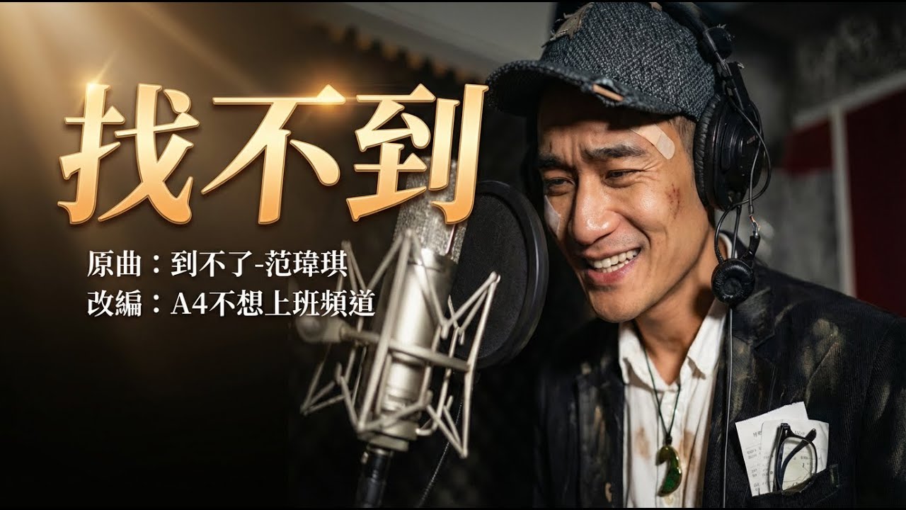 【AI改編】找不到 (Swing Band Ver.) - 男聲爵士版！找不到工作也要優雅地崩潰 🎷🤵
