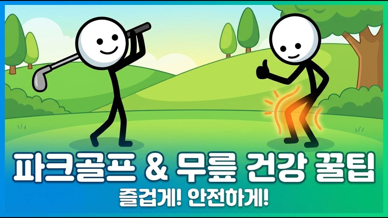 11.파크골프의 즐거움, 무릎 건강은 필수!