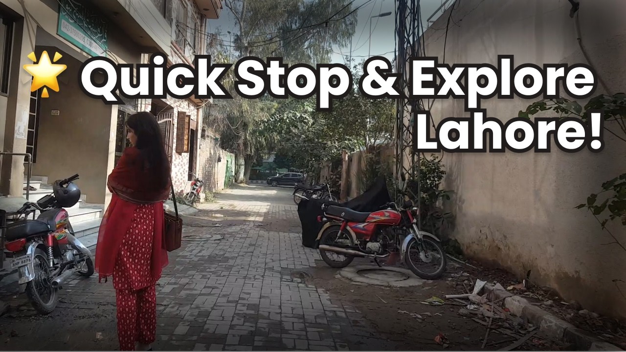 Exploring Lahore🌟 Scenic Drive + Full Tyre Air Check 🚙