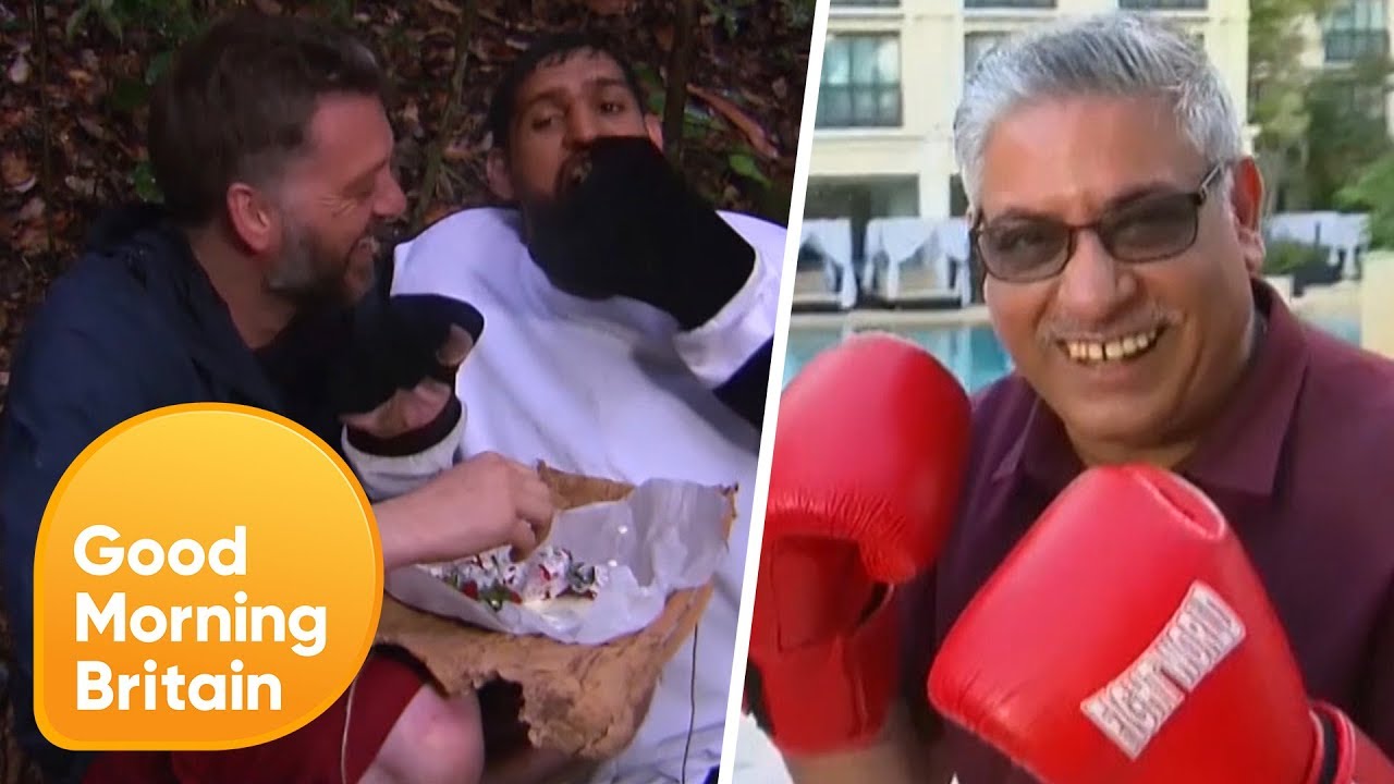 Amir Khan's Father Comments on 'Strawberry-Gate'! | Good Morning Britain