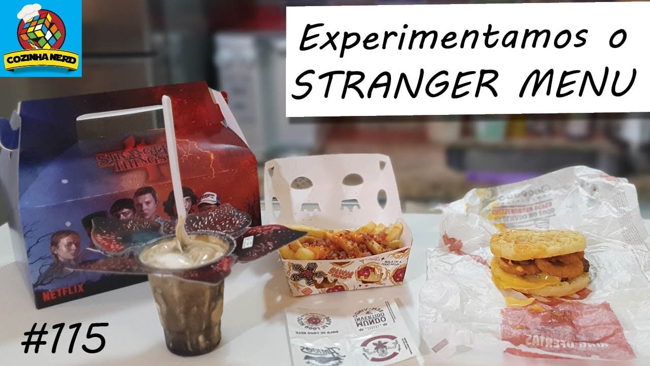 Experimentamos o Stranger Menu - Combo Stranger Things Burger King - Cozinha Nerd 