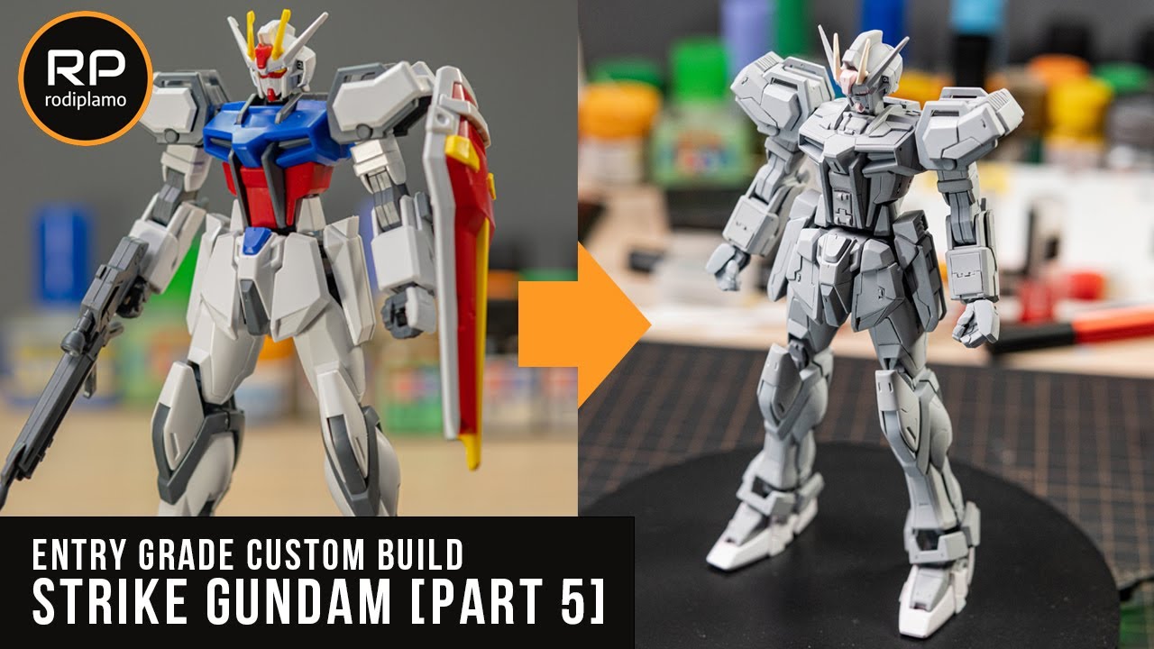 Gunpla Custom | Entry Grade Strike Gundam (Part 5 - Legs) | Gundam Seed