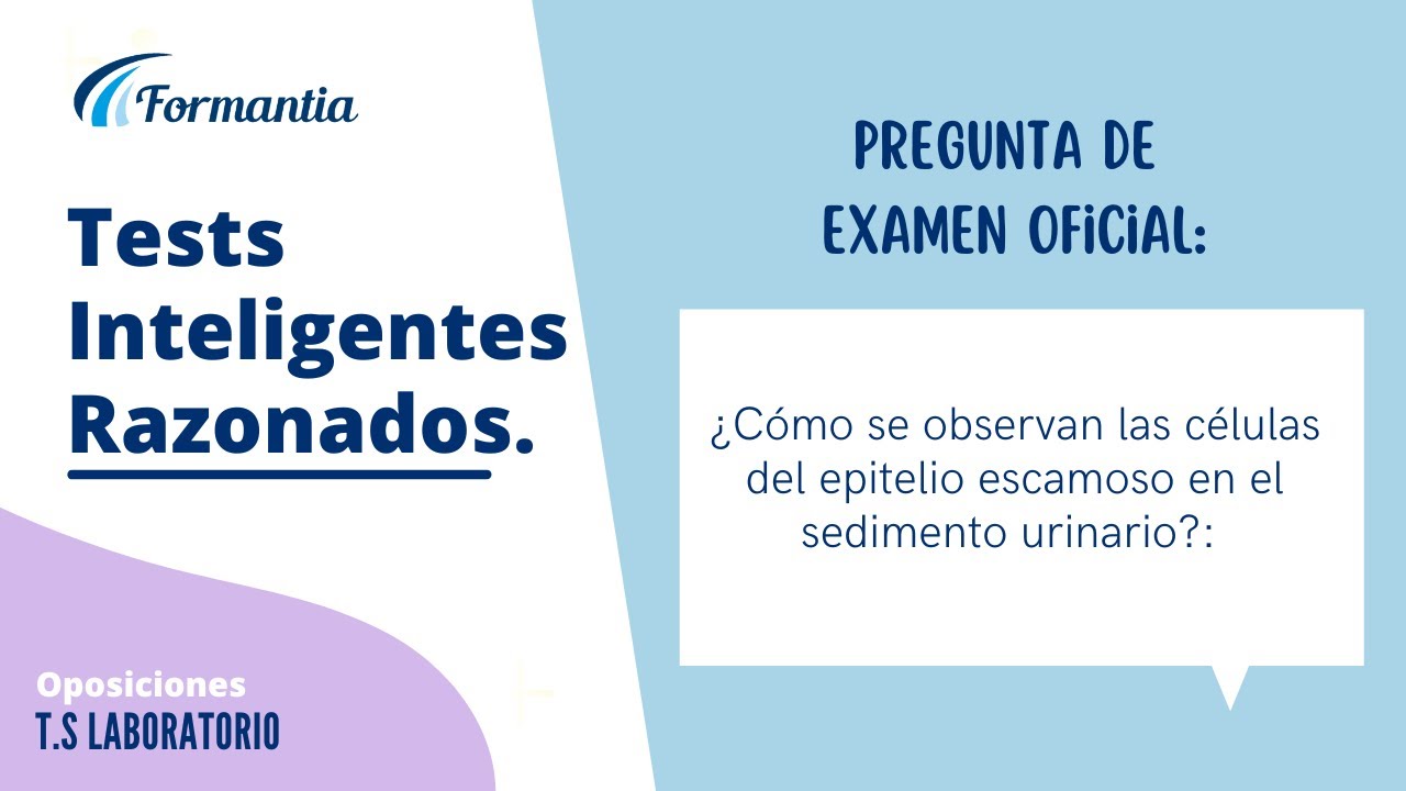 ⚪  T.S. Laboratorio  - Test de Oposición - Pregunta de Examen Oficial Nº 110 OPE SERGAS 21