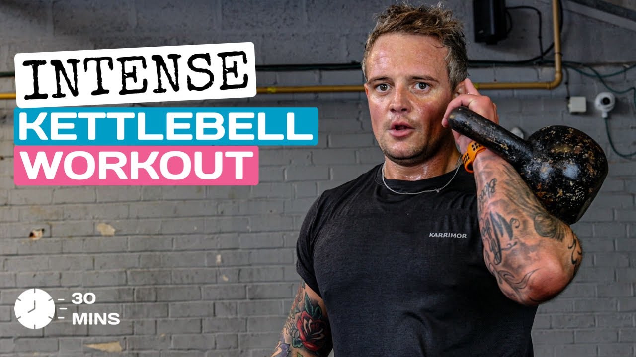 30 Min Intense KETTLEBELL Workout 💪 Cardio & Strength