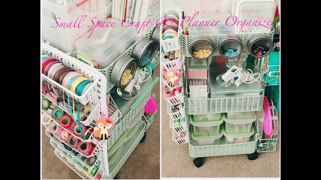 Craft Organizer Rolling Cart Hacks Using a Dupe IKEA Raskog Cart from Ross