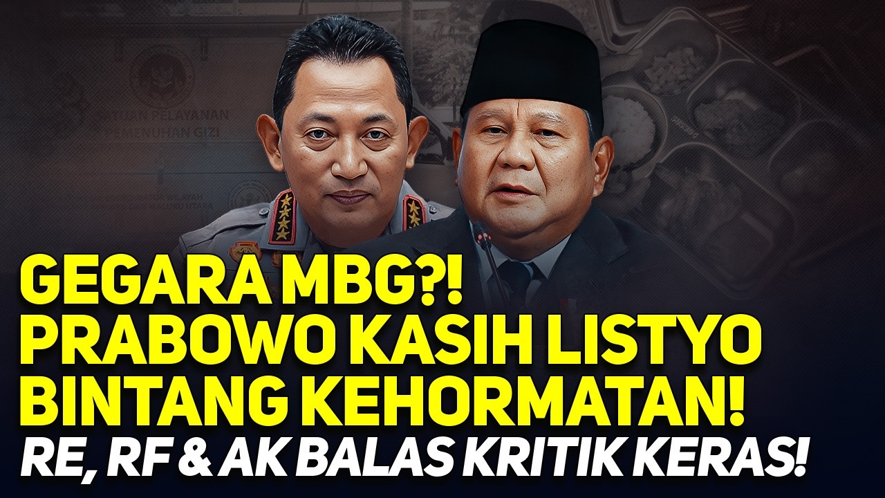 GEGARA MBG?! PRABOWO KASIH LISTYO BINTANG KEHORMATAN!