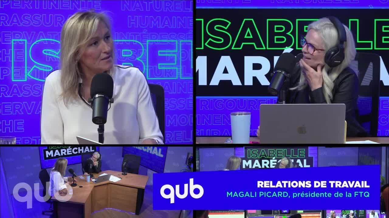 Dépenses astronomiques, projet de loi 89: Magali Picard vient défendre la FTQ