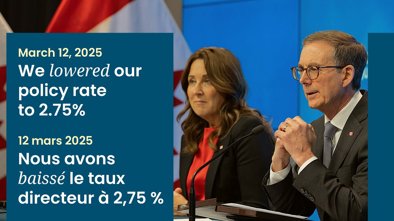 Interest rate announcement / Annonce du taux directeur