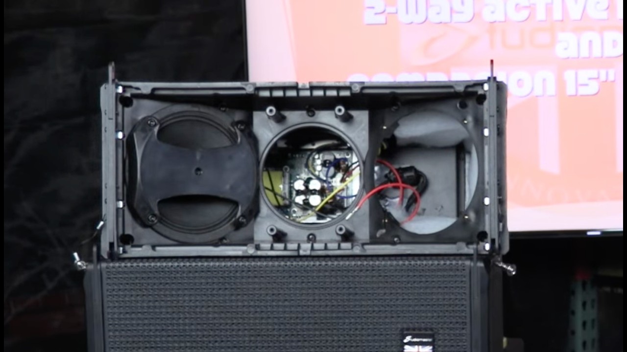 Studiomaster V6A line array 2-way & V6SA subwoofer. Compact & a power house for size and features.