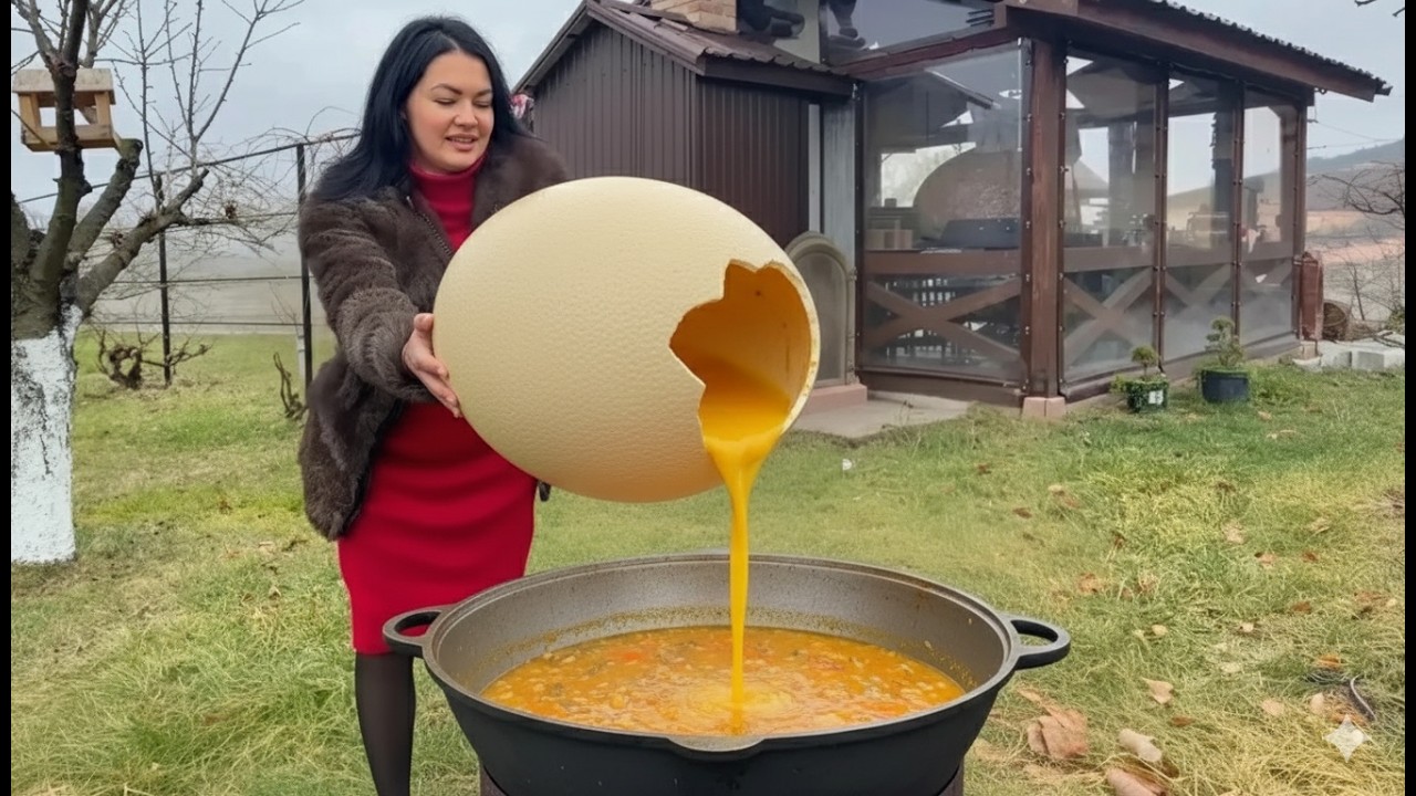 Суп из страусиных яиц — вкуснее и полезнее, чем ты думаешь! Жизнь в селе