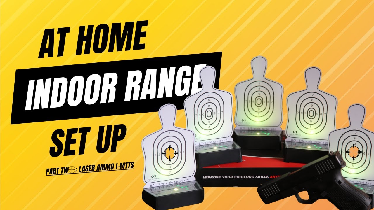 At Home Shooting Range: Part Two, I-MTTS Targets from Laser Ammo
