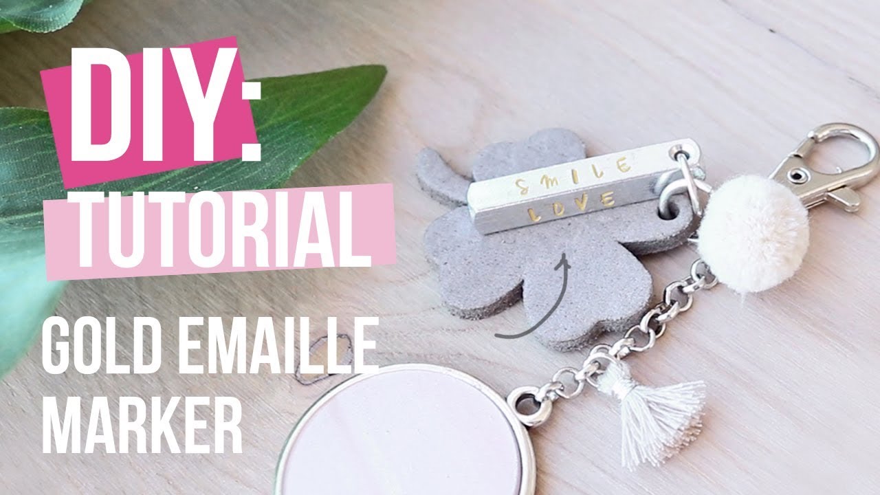 Sieraden maken: ImpressArt sleutelhanger ♡ DIY