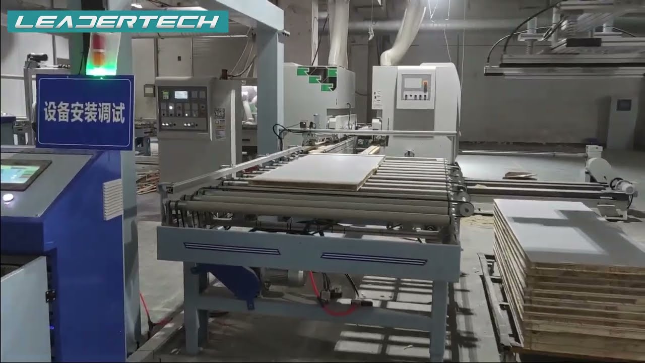 How to produce fire-proof wooden door | Automatic Lshape edge banding machine wooden door production