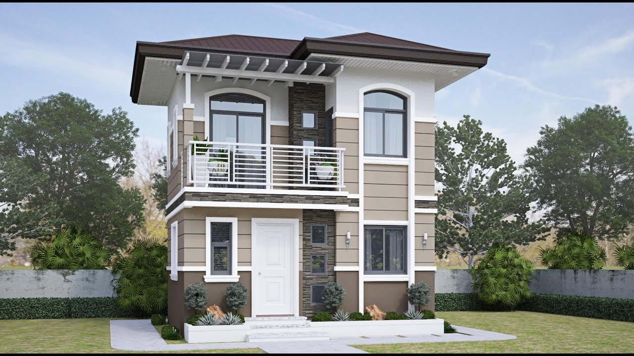 SMALL HOUSE DESIGN - 4.6m x 6m 2 STOREY HOUSE  (28 SQM FP