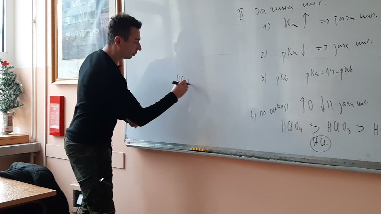 VII oblast jacina i vrste kiselina baza amfoliti pKa pKb prijemni
