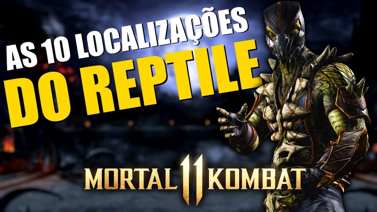 MORTAL KOMBAT 11 : AS 10 LOCALIZAÇÕES DO REPTILE NA KRIPTA