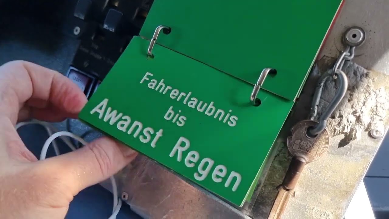Führerstandmitfahrt. Plattling - Zwiesel. SZB Strecke. Bü 0 am Überwachungssignal. Bü Sichern. Train