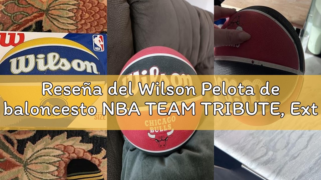 Reseña del Wilson Pelota de baloncesto NBA TEAM TRIBUTE, Exterior, Caucho, Tamaño: 7