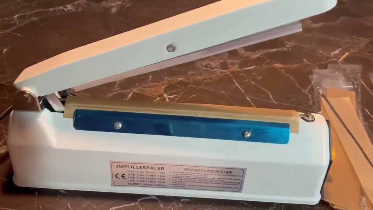 Impulse Heat Sealer 8 inch Mylar Bag Sealer Review, fastest way to seal the bags