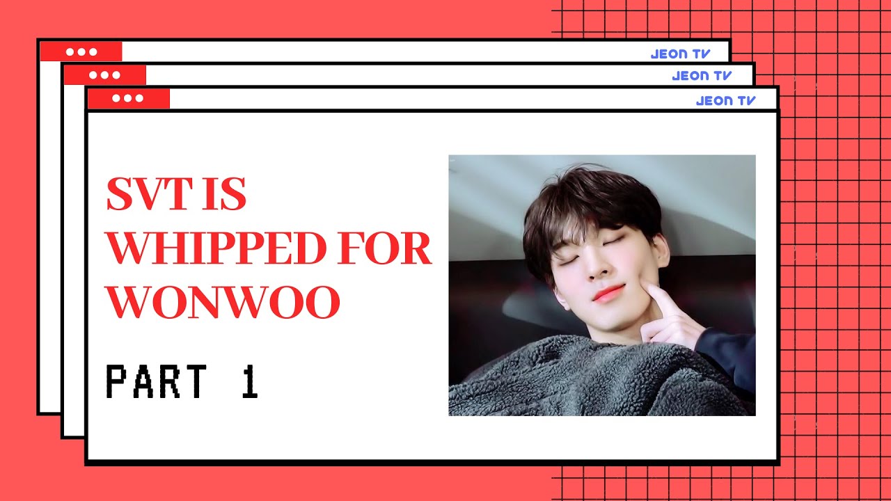 Jeon Wonwoo being babied by seventeen uwu