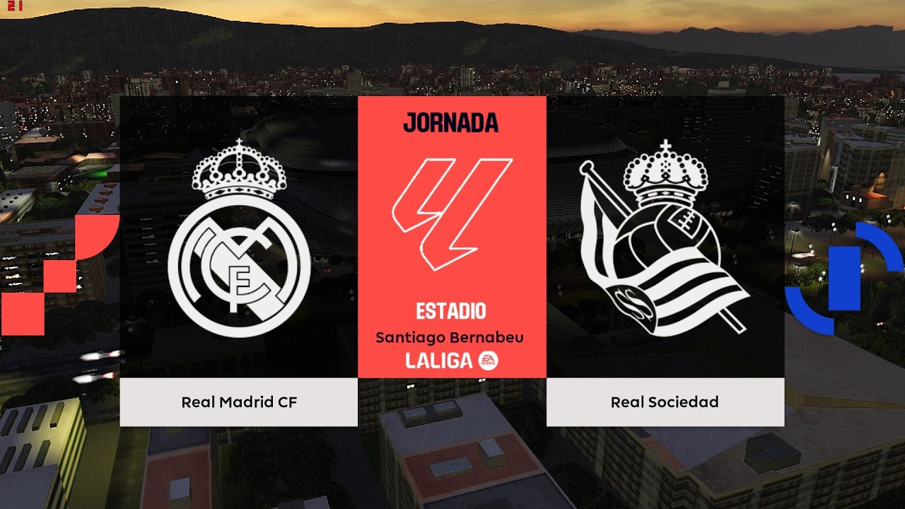 REAL MADRID VS REAL SOCIEDAD  (SIMULATEDD REALITY)