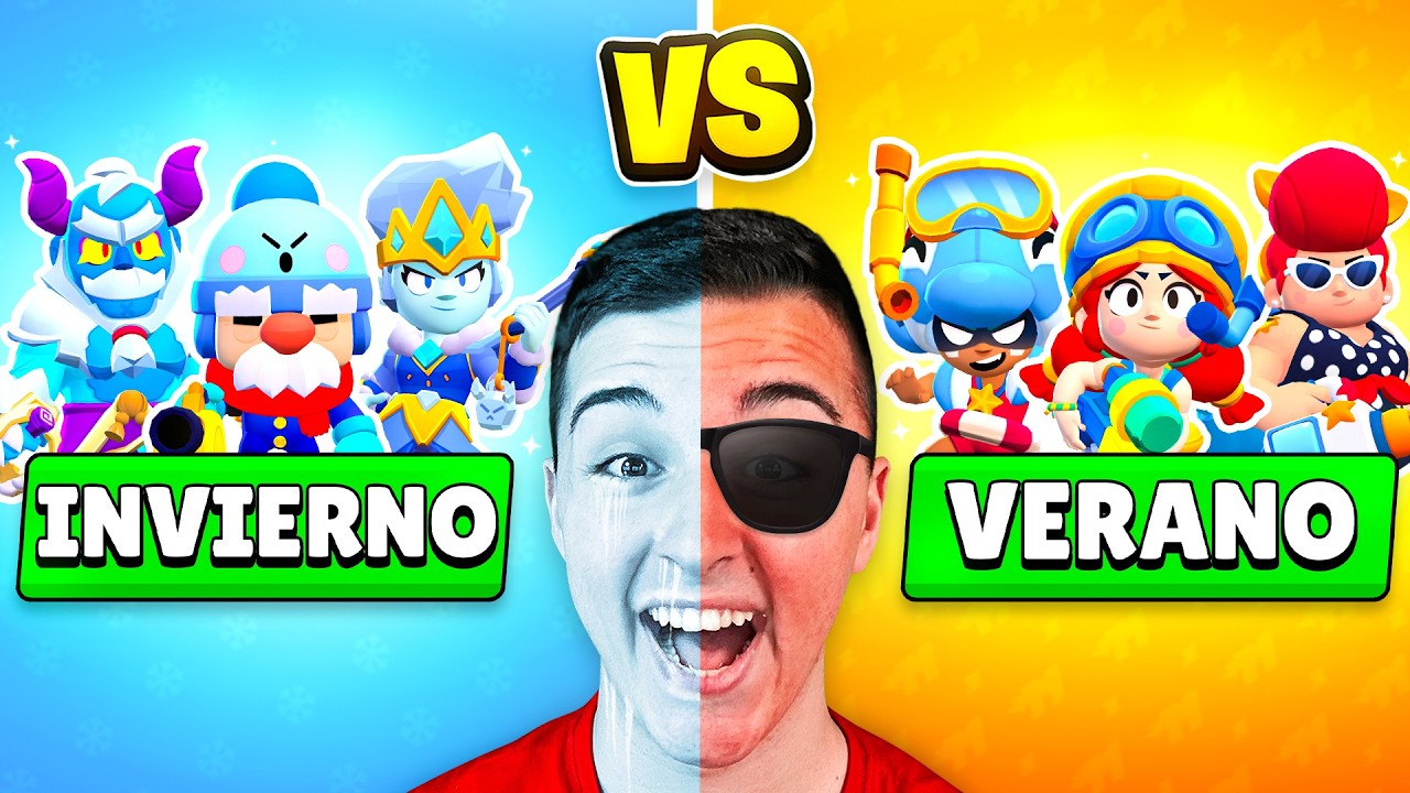MINIJUEGOS *INVIERNO vs VERANO* en MODO CREATIVO 😱🚨 Brawl Stars!