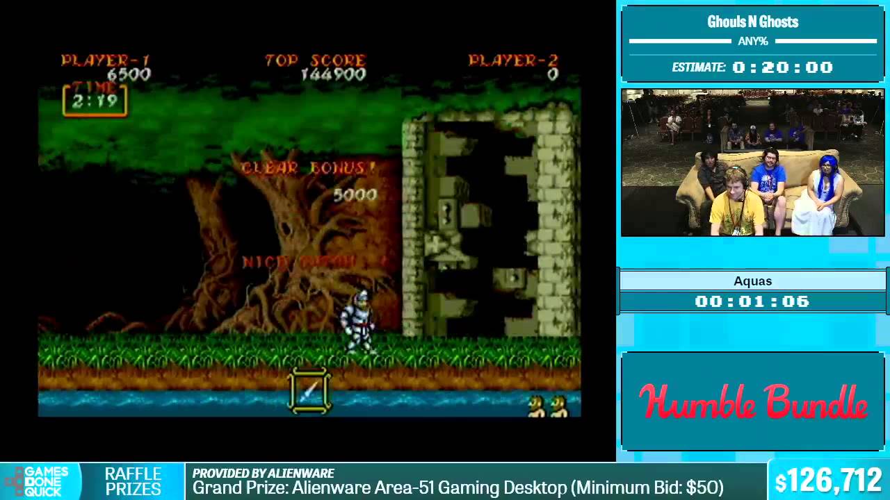 Ghouls N Ghosts by Aquas in 16:53 - Summer Games Done Quick 2015 - Part 26