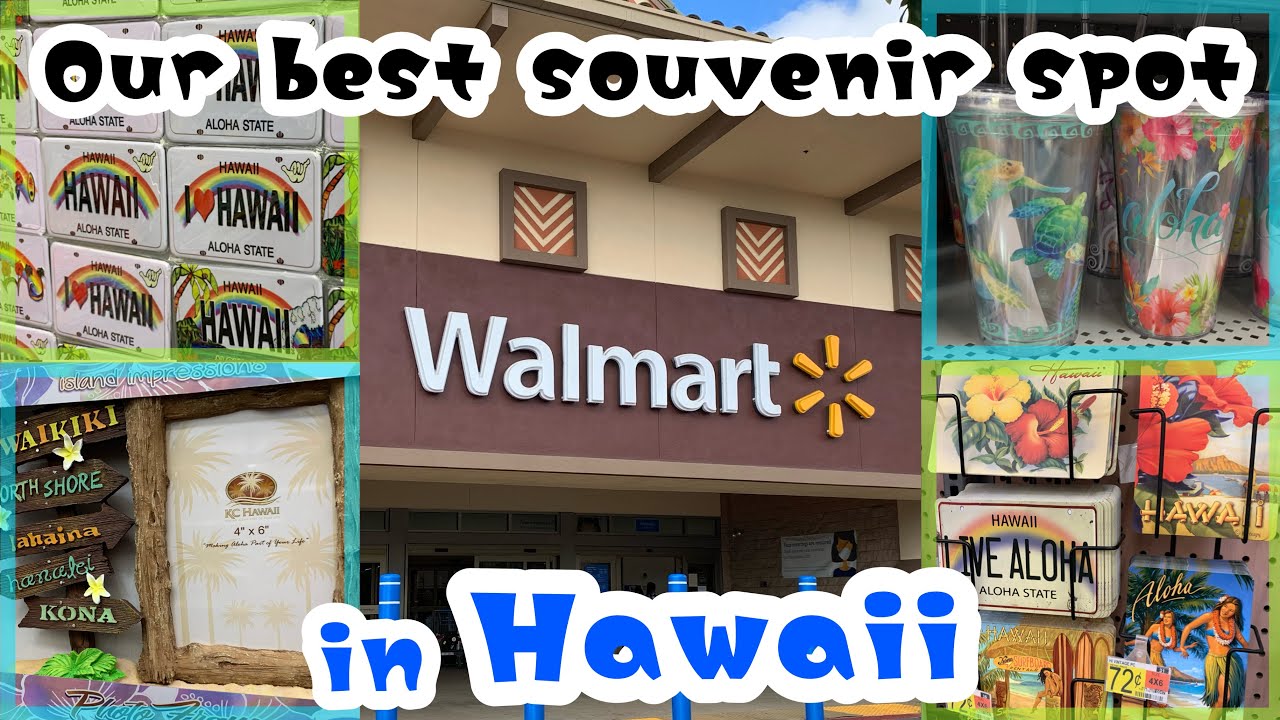 【Living in Hawaii】Walmart in Kapolei, Hawaii Souvenirs, Key rings, Bags, Beach towels, Tumblers