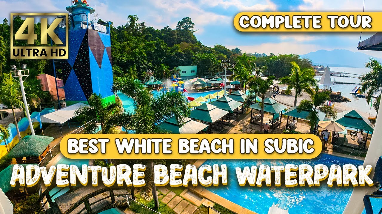 Subic’s BEST WHITE BEACH & Waterpark | Adventure Beach Waterpark | Complete Tour 2025