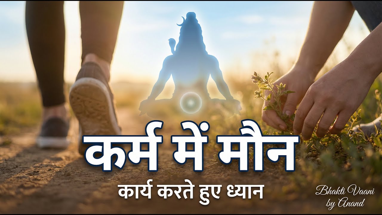 जहाँ कर्म चलता रहे, मन ठहरा रहे | कर्म में मौन