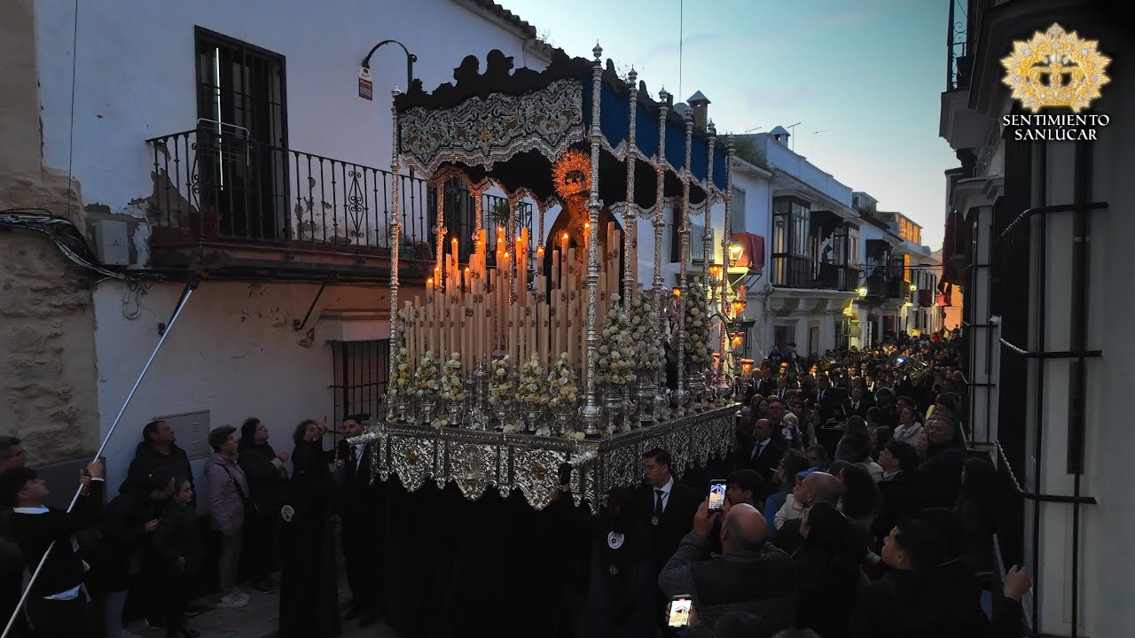 [4K] María Santísima del Mayor Dolor (Calle Misericordia y Trillo) - Sanlúcar de Barrameda 2025