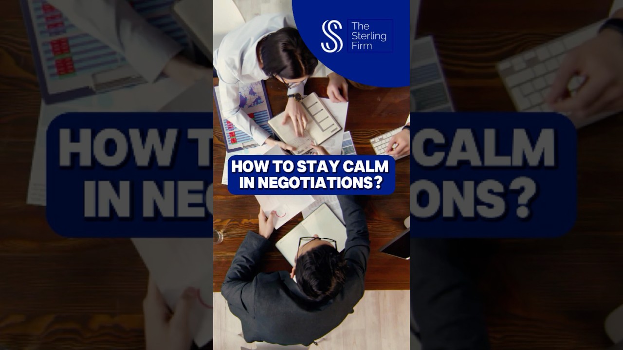 How To Stay Calm In Negotiations? 3 KEY Steps by an Attorney #lawyer