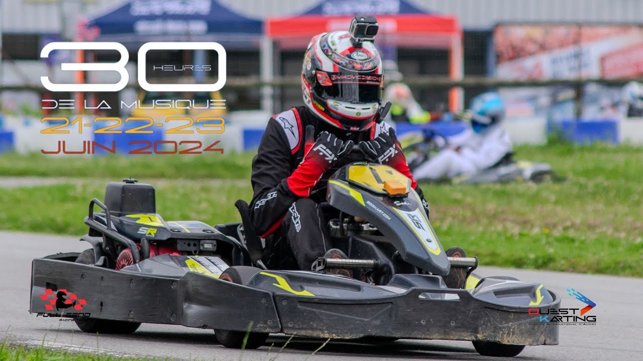 Getting to know the track - 30H de la musique at Ouest Karting, 22/06/2024