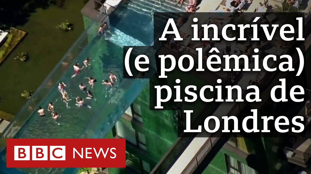 Piscina suspensa ligando prédios em Londres gera polêmica por excluir parte dos moradores