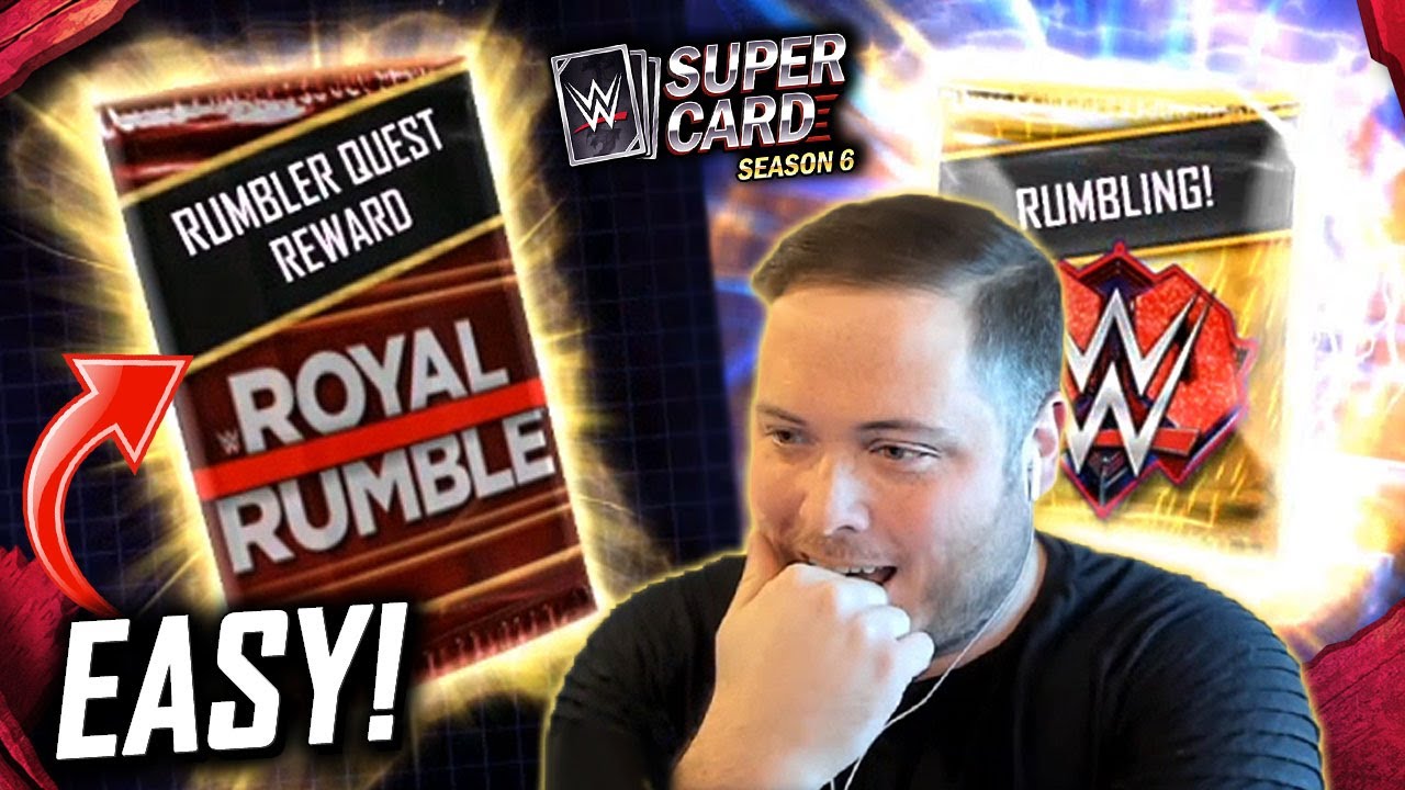 RUMBLER QUEST REWARDS - HOW TO COMPLETE EASILY!! 6 RUMBLING FUSIONS! | WWE SuperCard