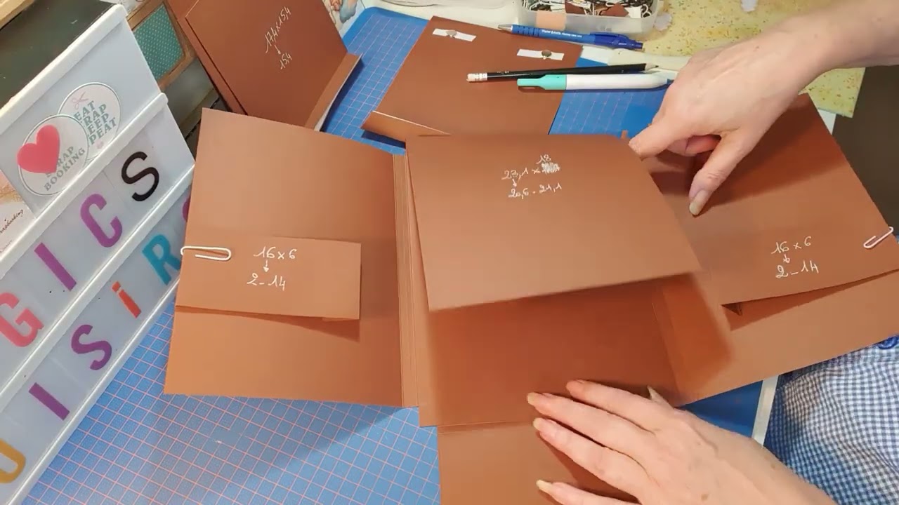 TUTO ALBUM LUNIBLOOM - PARTIE DE GAUCHE STRUCTURE