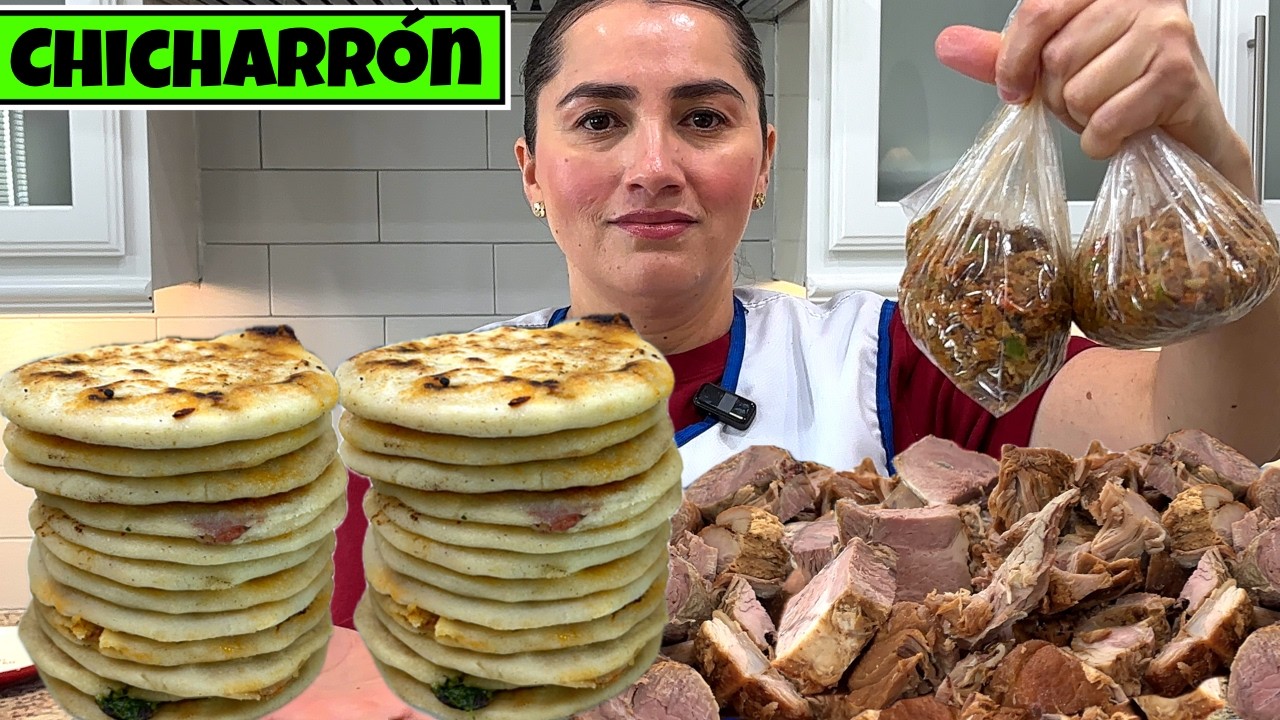 ¡ESTE ES el SECRETO para el MEJOR Chicharrón de Pupusas! Lo tienes que ver 🔥 [Tutorial 13]