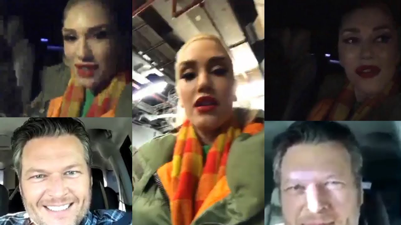 Gwen Stefani with Blake Shelton | Instagram Live Stream | 29 November 2017