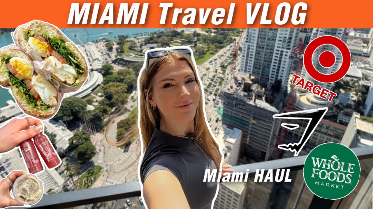 Miami Travel VLOG | It's so beautiful! Target Tour + Miami & Gymshark Haul