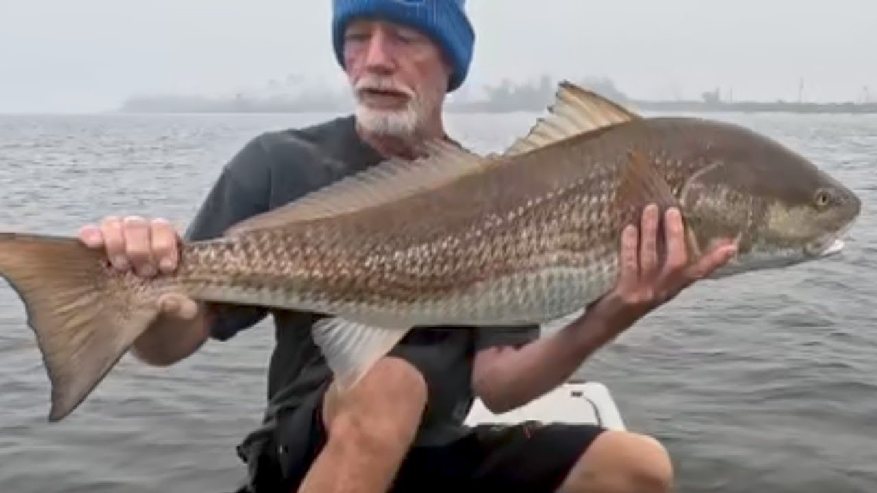 Personal Best Monster Redfish on light tackle