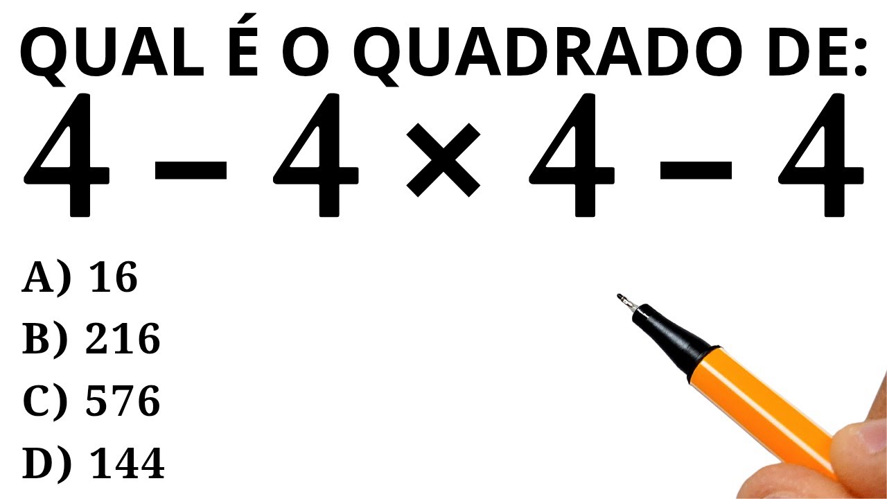 CUIDADO PARA NÃO ERRAR ESSA SIMPLES QUESTÃO DE MATEMÁTICA 